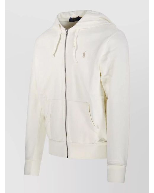 Ralph Lauren Natural Cotton Hooded Jacket for men