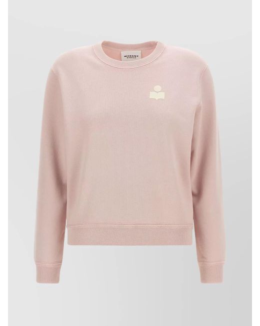 Isabel Marant Pink 'Maurine' Crew Neck Sweatshirt