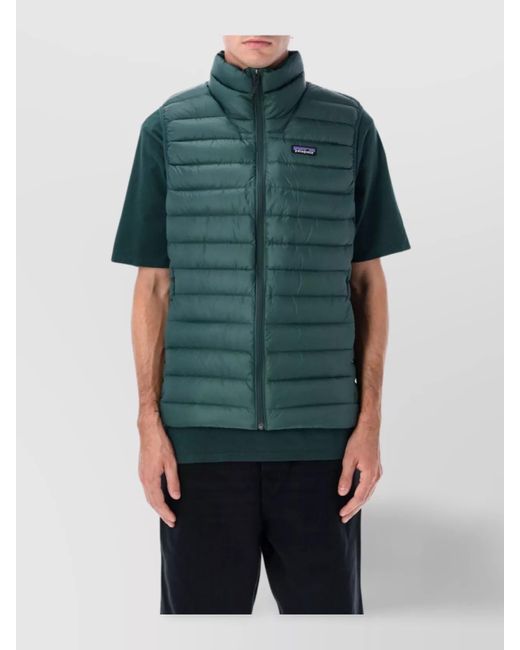 Patagonia Green Down Puffer Gilet for men