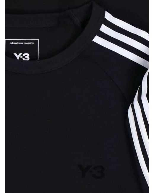Y-3 Blue Long-Sleeve Sweatshirt