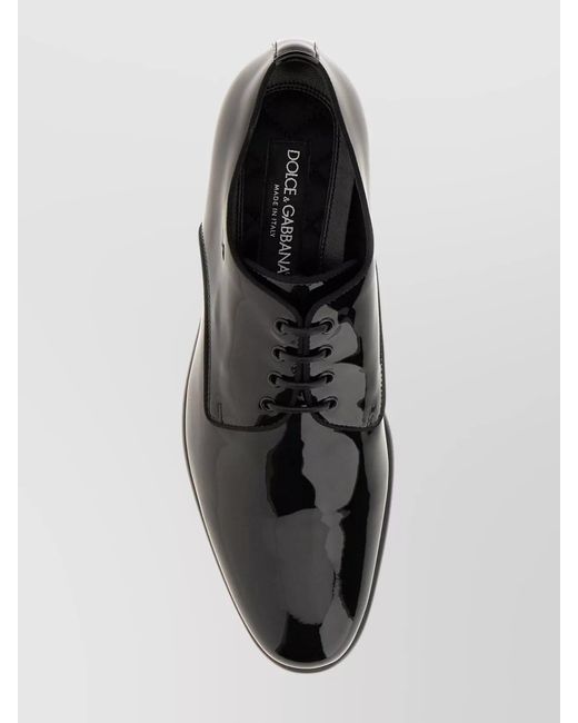 Dolce & Gabbana Multicolor Patent Leather Derby Shoes
