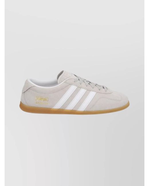 Adidas Originals White Synthetic Low-Top Sneakers