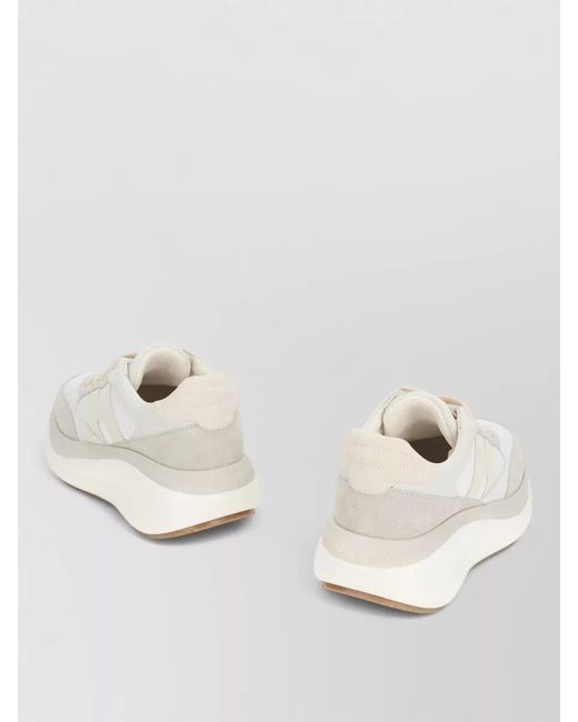 Hogan White Sneakers Maxi Active Suede Leather