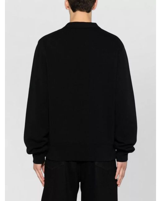 Givenchy Black Silk Nylon Cardigan Jacket Front Pockets for men