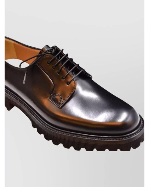 Church's Brown Lace-Up Shoes Chunky Sole