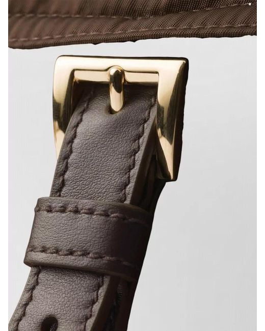 Prada Brown Explore Medium Re Nylon Flap Belt Bag