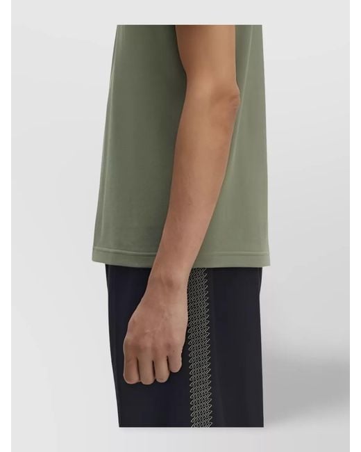 Fred Perry Green Cotton Polo Shirt for men