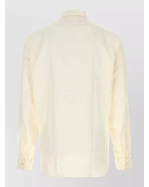 Tom Ford Natural Silk Twill Shirt for men