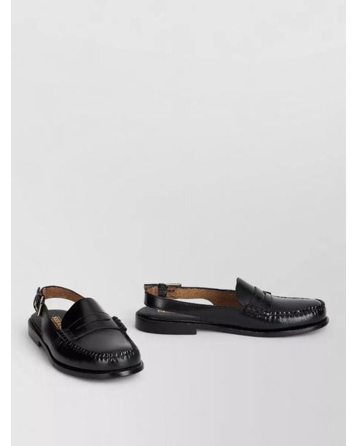 Sebago Multicolor Leather Slip On Sandal Closed Toe Straps