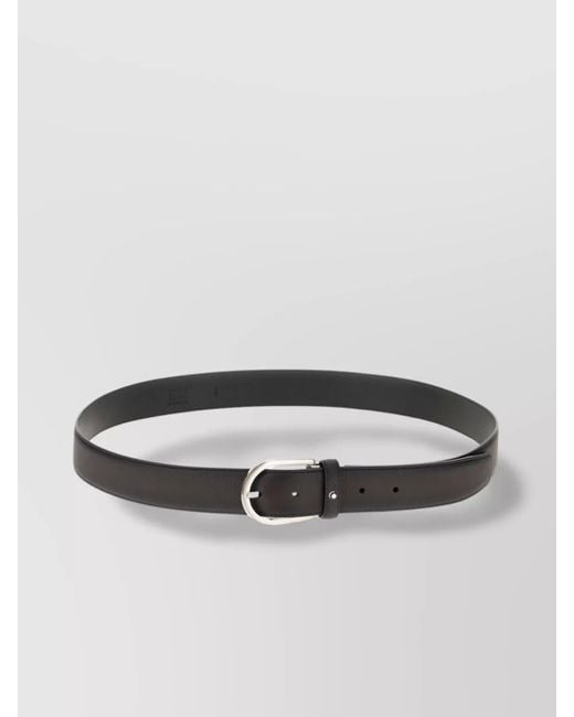 Montblanc Metallic Leather Reversible Belt for men