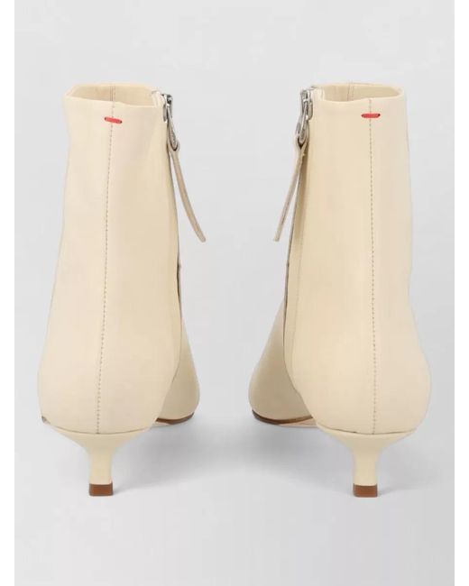 Aeyde Natural Leather Ankle Boots