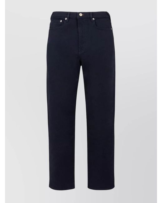 Paul Smith Blue Five Pockets Straight-Leg Jeans for men
