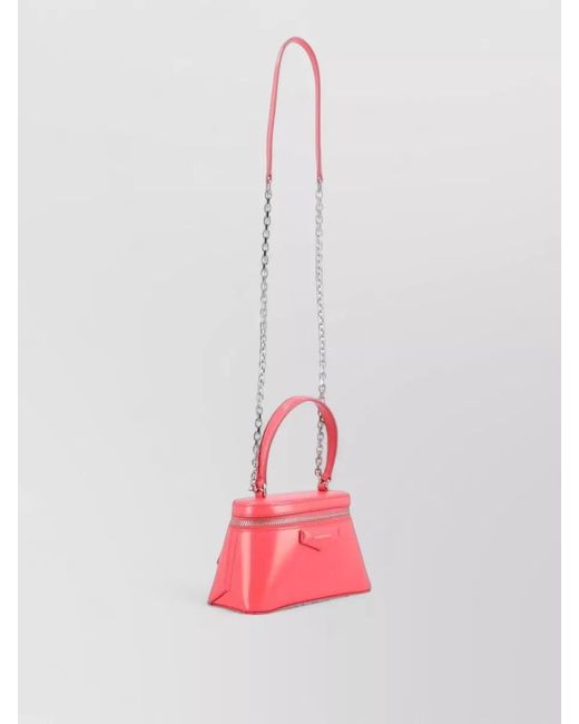 Givenchy Pink Antigona Vanity Leather Bag Chain Strap
