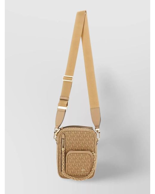 Michael Kors Natural Leather Crossbody Bag
