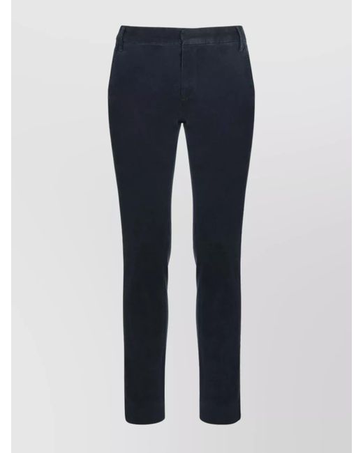 FRAME Blue Tailored Chino Pants With Back Pockets for men