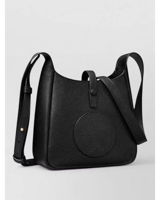 Tory Burch Black Miller Swing Leather Crossbody Shoulder Bag