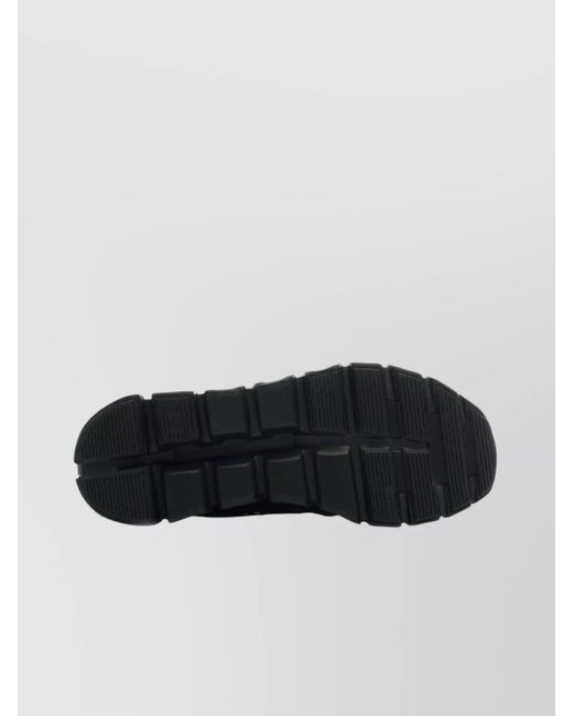 On Shoes Black Mesh Low-Top Sneakers