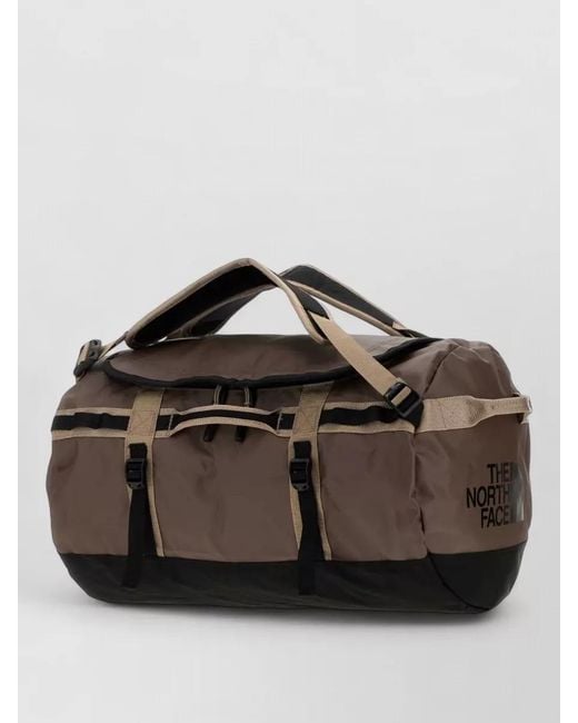 The North Face Brown Fabric Duffel Travel Bag for men