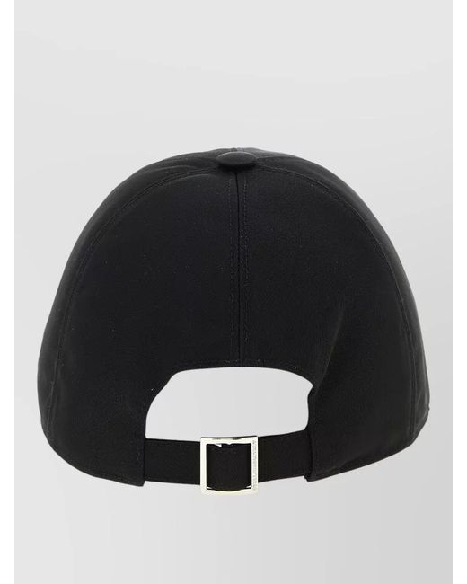 Stella McCartney Black Cotton Cap