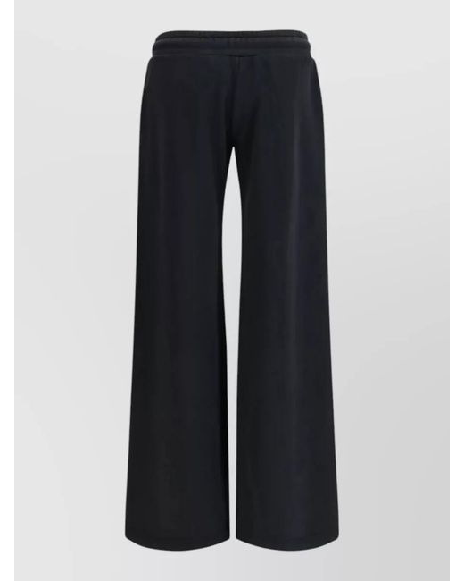 Off-White c/o Virgil Abloh Blue Cotton Wide-Leg Sweatpants