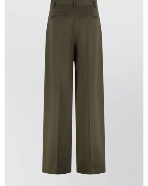 DARKPARK Green High-Waist Wide-Leg Trousers From Chicago