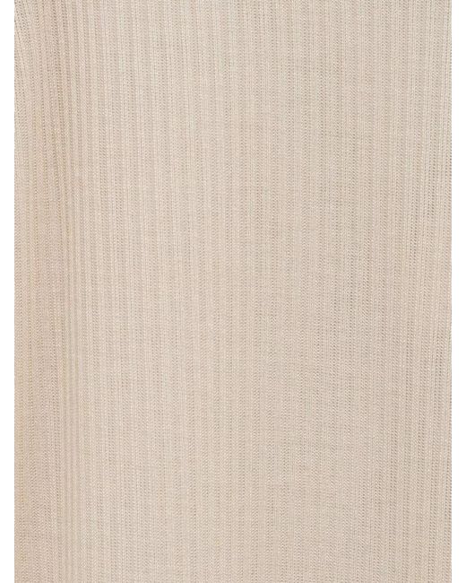 Lemaire Natural Silk Sleeveless Top