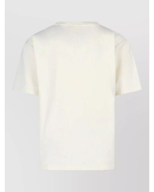Rhude Natural Cotton Short-Sleeve T-Shirt for men