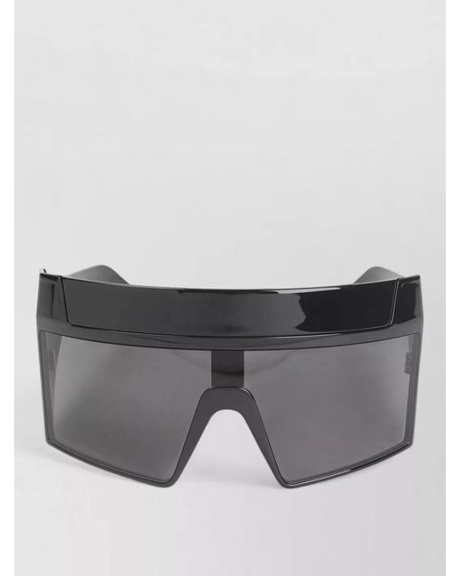 Rick Owens Gray Rev Sunglasses Angular Design Dark Lenses for men