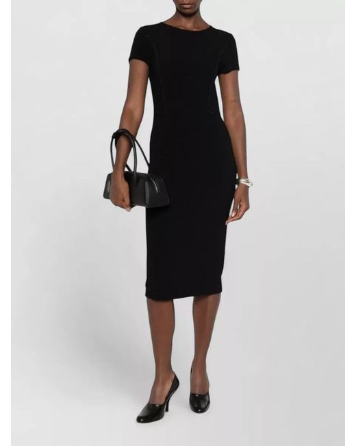 Emporio Armani Black Midi Dress
