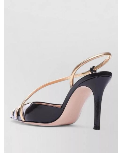 Gianvito Rossi Metallic Lamb Leather High Heel Sandals