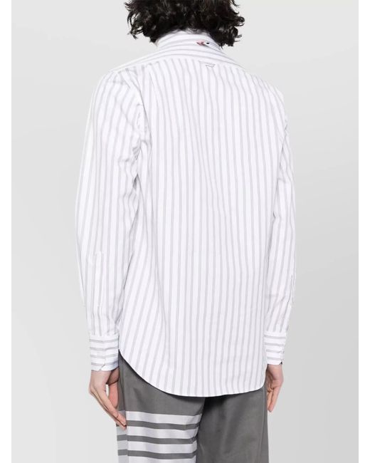 Thom Browne White Cotton Shirt for men