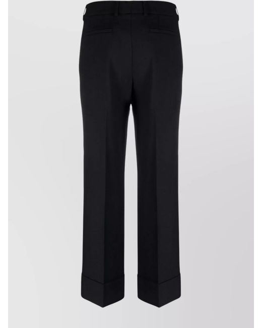 Incotex Blue Wool Tailored Trousers