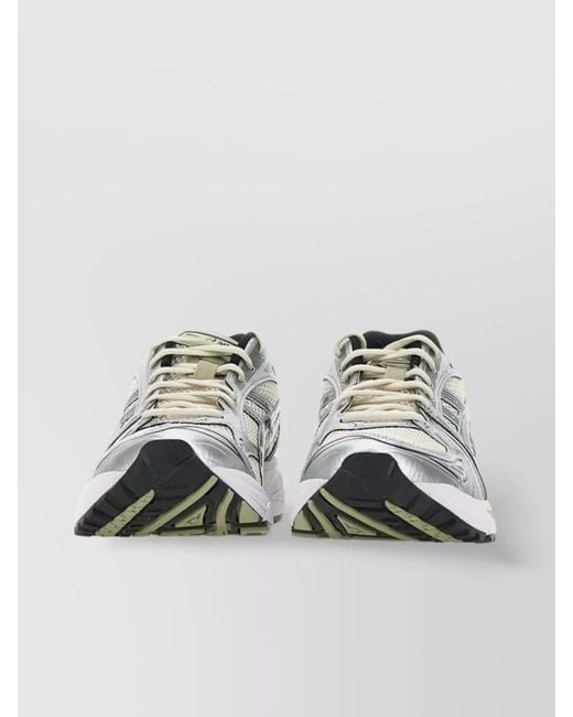 Asics Metallic Kayano14 Block Design Honeycomb Sneakers