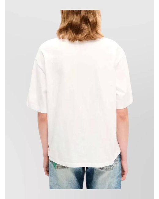 KENZO White Organic Cotton Loose Fit Graphic T Shirt