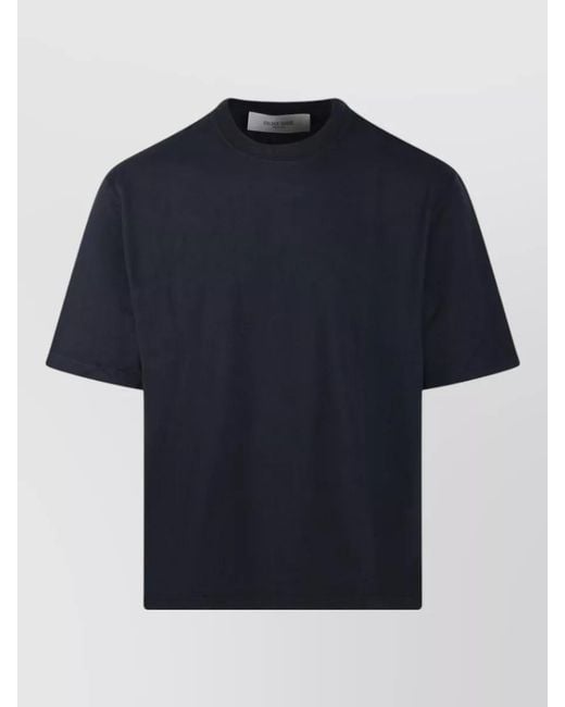 Golden Goose Deluxe Brand Blue Relaxed-Fit Cotton Logo T-Shirt for men