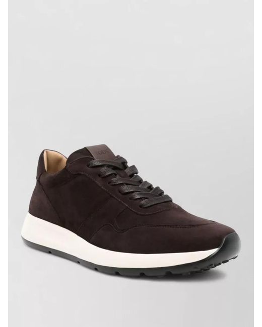 Tod's White Leather Low-Top Sneakers for men