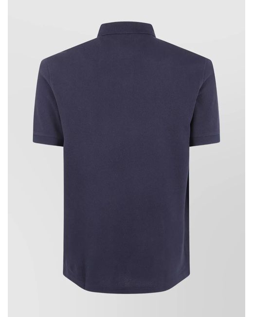Fred Perry Blue Cotton Polo Shirt for men