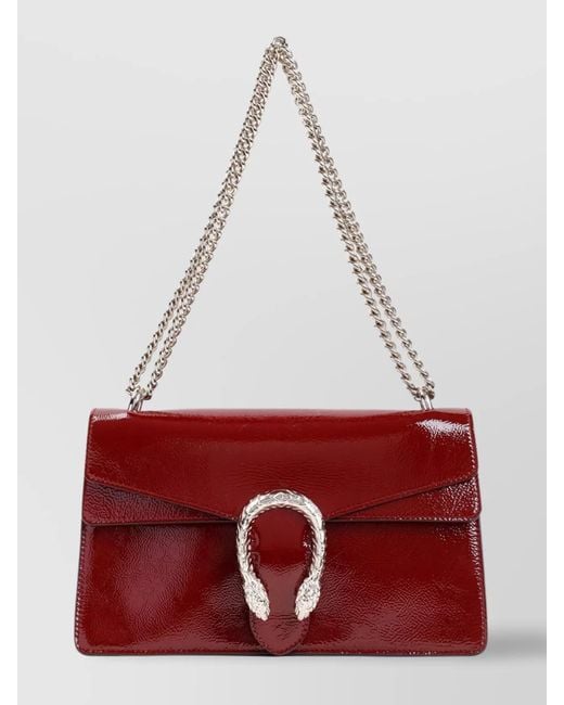Gucci Red Dionysus Medium Leather Shoulder Bag
