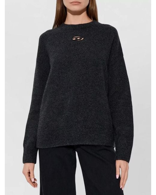 DIESEL Blue Long-Sleeve Sweatshirt