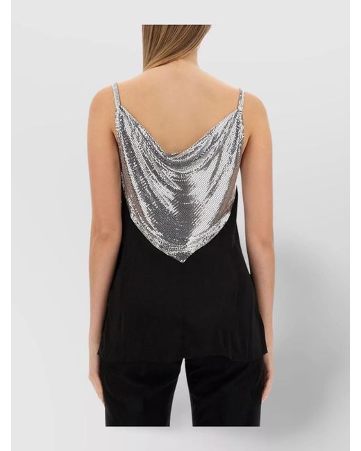 Rabanne Black Slim-Fit Top
