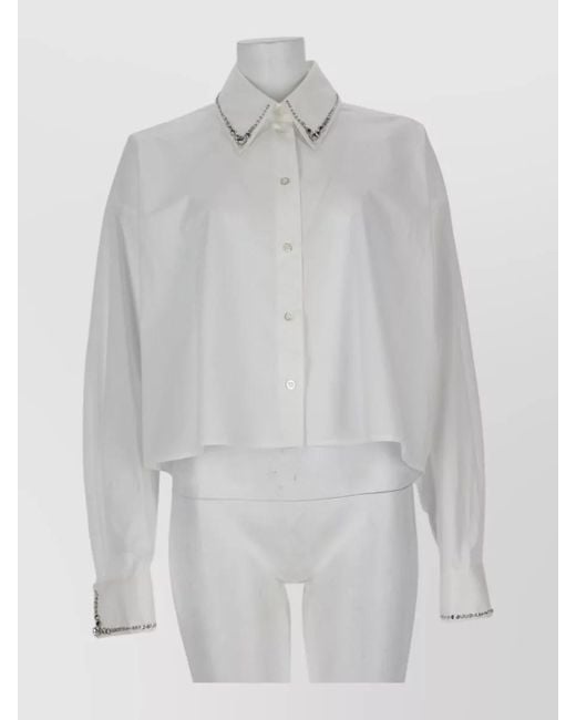 Fabiana Filippi White Cotton Shirt