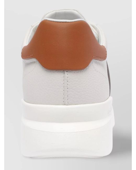Hogan Multicolor Low Top Leather Sneakers With Contrasting Heel Tab for men