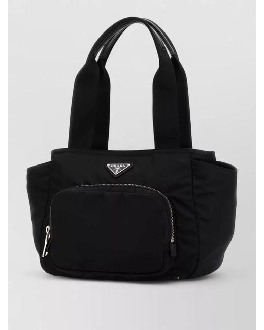 Prada Black Shopping Baby Bag'