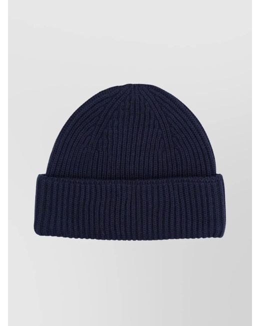 Maison Kitsuné Blue Wool Beanie