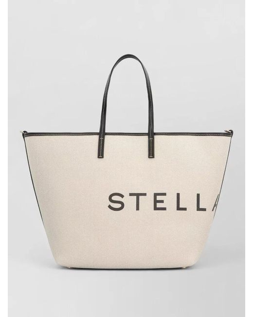 Stella McCartney Natural Canvas Tote Bag