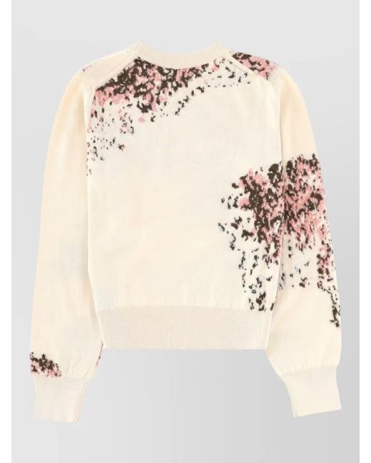 Paul Smith Natural Cotton And Mohair Blend Sweater