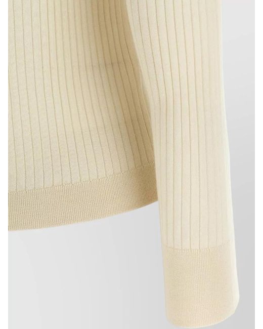 Max Mara Natural Cashmere Silk Polo Top