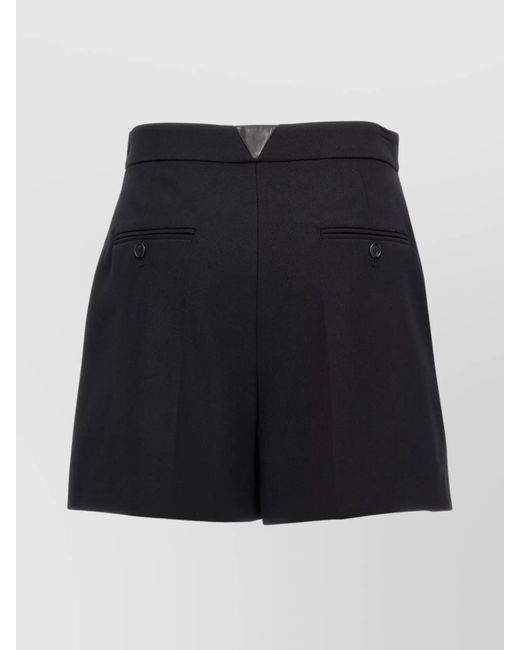 Pinko Black Tailored Shorts
