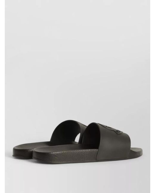 Moncler Multicolor Rubber Slides for men