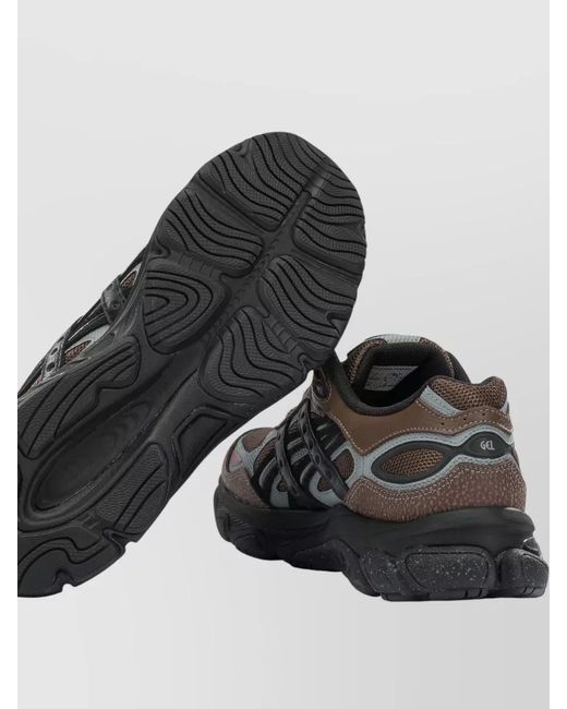 Asics Multicolor Leather Low-Top Sneakers for men